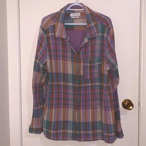 oversized linen flannel